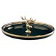thumbnail image 3 of Ring Dish Deer Jewelry Holder Kitchen Counter Use Round Shape Ceramic 1Pack, 3 of 4