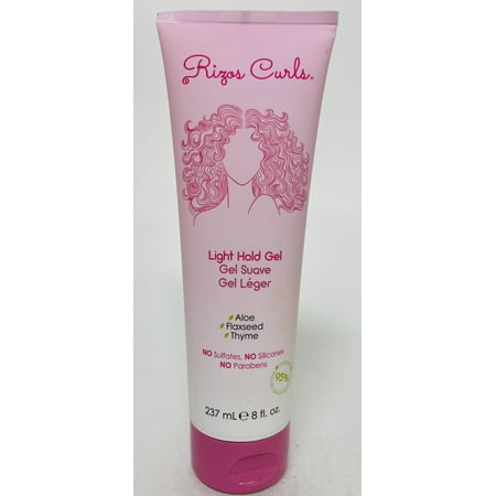 Rizos Curls Light Hold Gel - 8 fl oz: Shine Enhancing Curl Enhancer for Textured & All Hair Types, Styling Gel