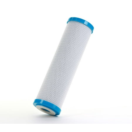 

Hydronix SMCB-2510 NSF Coconut Activated Carbon Block Water Filter 2.5 x 10 - 0.5 micron