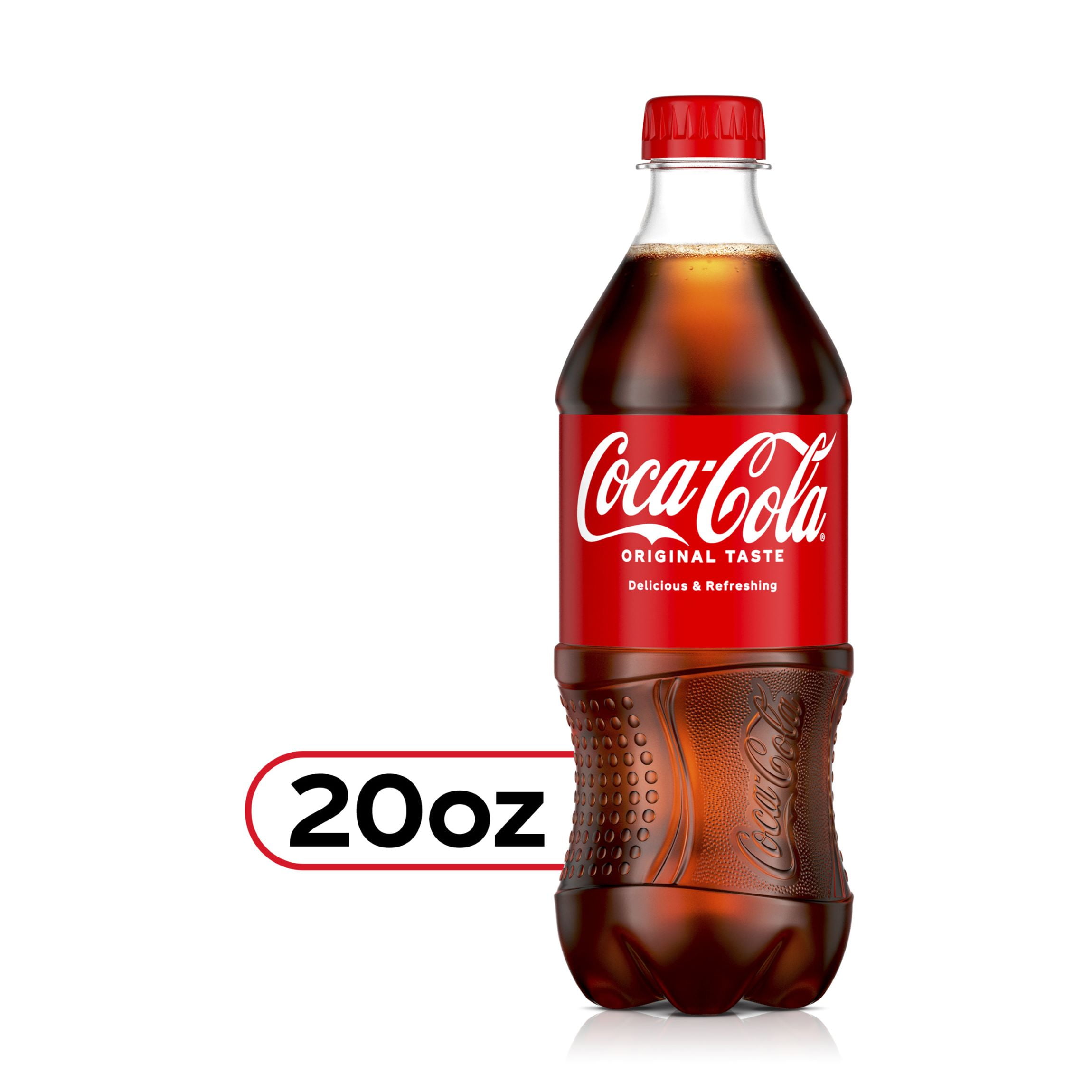 Coke Classic Soda Pop 20oz Bottles, 12 Units