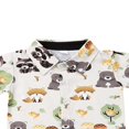 thumbnail image 4 of PENGXIANG Enfants Bébé Garçon Costume Formel Tops Animaux Chemise + Short Pantalons Tenues d'Été, 4 of 5