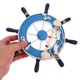 thumbnail image 5 of WORGEOUS Madera 23cm Playa Barco Barco Volante Red de pesca Decoración de la pared del hogar (Azul), 5 of 8