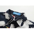 thumbnail image 3 of SSLR Big Boys Hawaiian Shirt 100% Cotton Short Sleeve Casual Button Down Shirts, 3 of 7