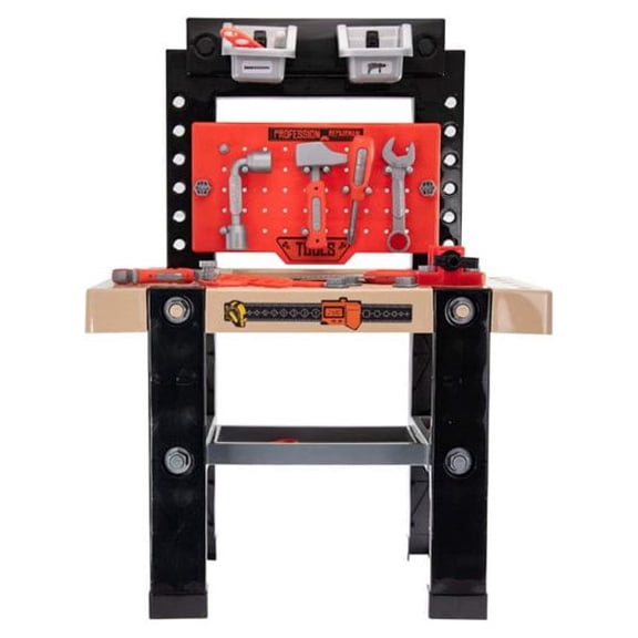 Hillo Professional Repairman 64 pcs workbench Tools Set Tool bench Pretend Play Educational Toys