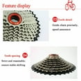 thumbnail image 6 of 6/7/8/9/10/11 Speed Mountain Road Bike Cassette 11-25/28/32/36/40/42/46/50T Cogs, Bicycle Cassette, fit Shimano/SRAM/FSA/Campagnolo/KMC XC AM DH MTB 6/7/8/9/10/11S Chains, 6 of 8