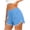 Light Blue, variant on Women's Running Shorts Contrast Trim Soft Yoga Shorts High Waisted for Athletic Fitness Casual with Pockets Pink M