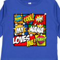 thumbnail image 4 of Inktastic My Nana Loves Me Boys or Girls Long Sleeve Toddler T-Shirt, 4 of 5