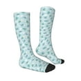 thumbnail image 3 of Haiem Sea Turtle Socks, Funny Novelty Crazy Design Cotton Socks Sports Socks Knee High Socks For Men, Women,1Pairs - Gift For Working Friends, 3 of 9