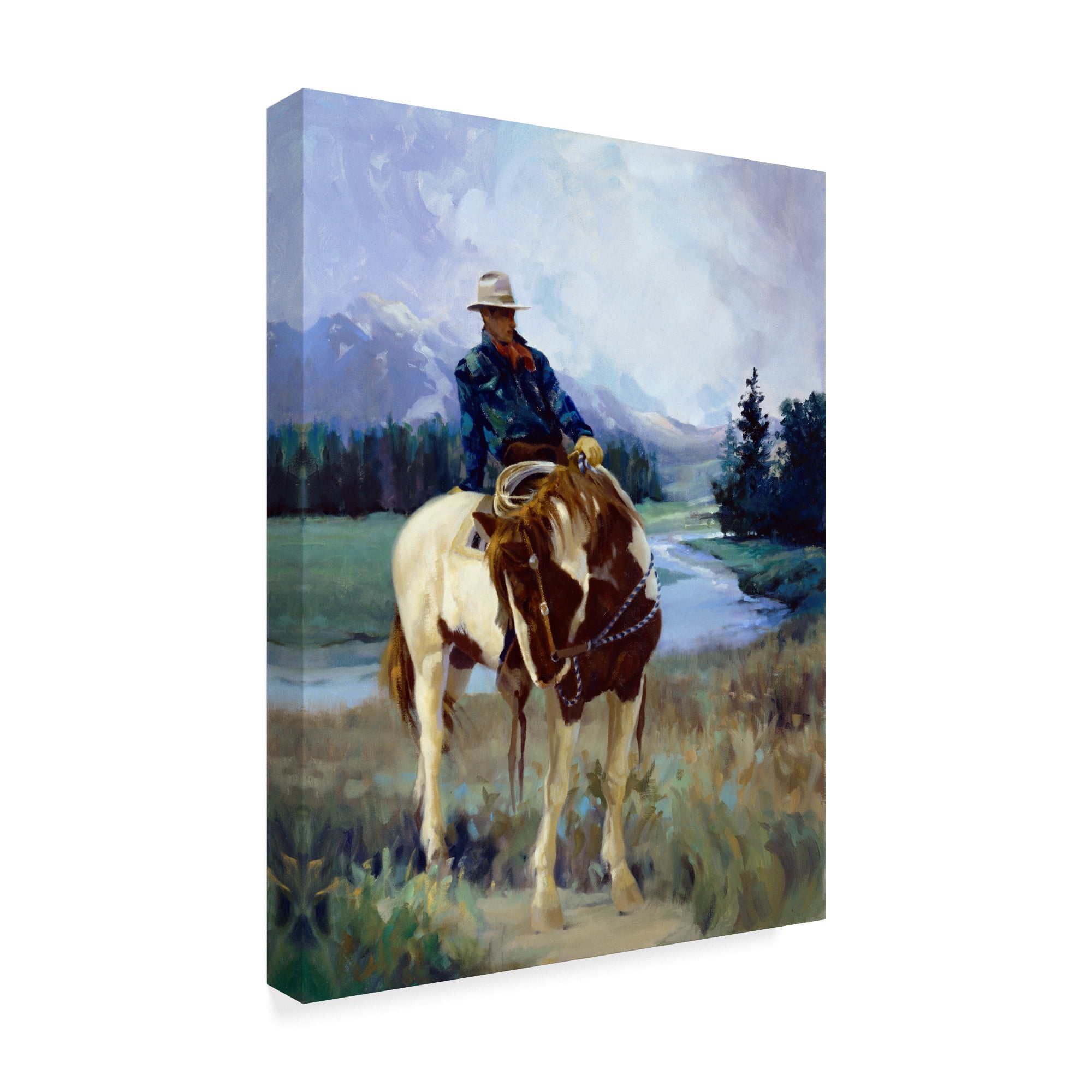 Trademark Fine Art 'Cold Weather Friends' Canvas Art by Carolyne Hawley