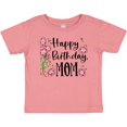 thumbnail image 3 of Inktastic Happy Birthday, Mom Pink Flowers Boys or Girls Baby T-Shirt, 3 of 5