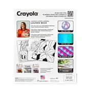 Crayola Plant Lady Adult Coloring Book, 32 Pgs, Alcohol Marker Friendly Paper, Mindfulness and Screen Free Activity for Adults and Plant Parents