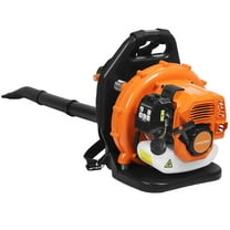 52cc Backpack Leaf Blower,2 Stroke Gas Powered Leaf Blower with 550 CFM 205 MPH High Airflow Low-Vibration Harness for Blowing Leaves Dust Snow