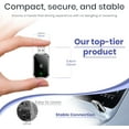 thumbnail image 2 of Wireless CarPlay Adapter – Seamless Wired to Wireless Conversion, Compact Design with USB & Type-C, Lag-Free Connectivity & Stable Car Control (Black), 2 of 8