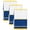 Dark Blue, variant on Modern Black Gold Kitchen Towels Set of 1, Minimalist Geometric Yellow Striped Absorbent Dish Towels for Kitchen, Microfiber Hand Towel, Quick Drying Tea Towel for Cleaning Decorative Dishcloths