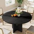 thumbnail image 6 of Tribesigns Round Dining Table, 39.37" Wood Kitchen Table for 4 People, 6 of 6