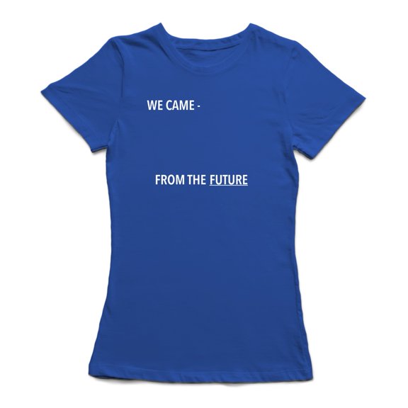 "God First Bro" Yellow Carrot Quote Women's Royal Blue T-shirt