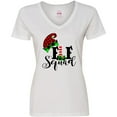 thumbnail image 3 of Inktastic Cute Elf Squad Women's V-Neck T-Shirt, 3 of 5