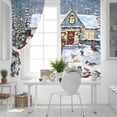 thumbnail image 5 of Fsddascl Christmas Blackout Curtains for Bedroom/Living Room, Thermal Insulated Kitchen Curtains, Farmhouse Snowman Xmas Tree Snowflake Grommet Darkening Window Treatment Drapes 42"x84"x2, 5 of 6