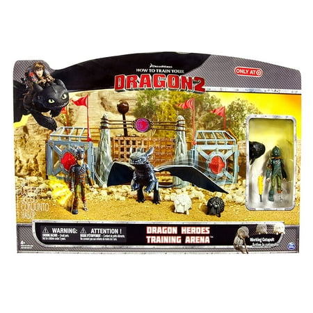 How to Train Your Dragon 2 Playset Dragon Heroes Training Arena by Stay sharp as his projectile missile could strike at any moment. With a real working.., By Spin