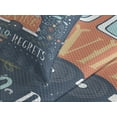 thumbnail image 4 of Ambesonne Hippie Quilted Bedspread Set 3 Pcs, Hippie Words, Queen Size, Dark Blue, 4 of 5