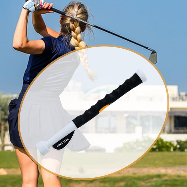 Ayuda para el entrenamiento del swing de golf, diseño de tapa de botella, agarre cómodo, varilla de calentamiento para adultos, corrección de posición