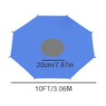 thumbnail image 2 of HLONK Trampoline Sun Shade Cover 8ft 10ft 12ft 14ft 16ft UV Protection, 2 of 4