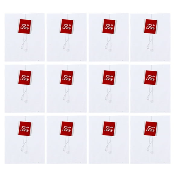 200 bolsitas desechables de filtro de té con cierre hermético, bolsas vacías para especias, café y hierbas.