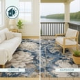thumbnail image 4 of Addison Rugs Chantille Indoor/Outdoor Transitional Floral Navy Machine Washable Rectangle Rug, 10' x 14', 4 of 8