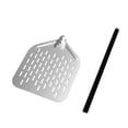 thumbnail image 4 of Pala de pizza perforada, prácticos utensilios de cocina, espátula para pizza que ahorra espacio 14 pulgadas, 4 of 9