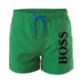 thumbnail image 1 of Pantalones cortos de playa para hombre, Shorts de baño forrados de malla, transpirables, secado rápido, deportivos, informales, con cordón, novedad de veranoGreen-H, 1 of 2