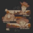 thumbnail image 2 of Mens Toy Story 5 Cowboy Ranger And Sheriff T Shirt, 2 of 5