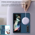 thumbnail image 2 of Magnetic Phone Case for Samsung Galaxy Z Fold4 Compatible for Magsafe, Military-Grade Shockproof Protective Case with Built-in Magnet Circle for Samsung Galaxy Z Fold 4, MS Navy Blue, 2 of 18