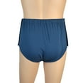thumbnail image 2 of Pantalon d'Incontinence Réutilisable en Coton Bleu pour Homme Aîné Handicapé, 2 of 8