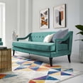 thumbnail image 6 of Modway Concur Tufted Performance Velvet Sofa in Dusty Rose & Black, 6 of 6