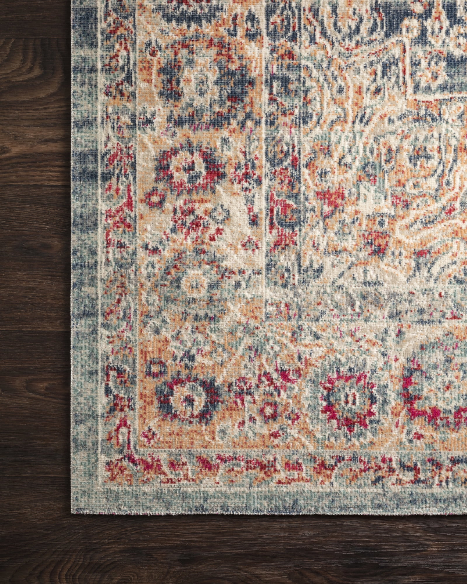 Loloi Nour Oriental Blue / Multi Area Rug