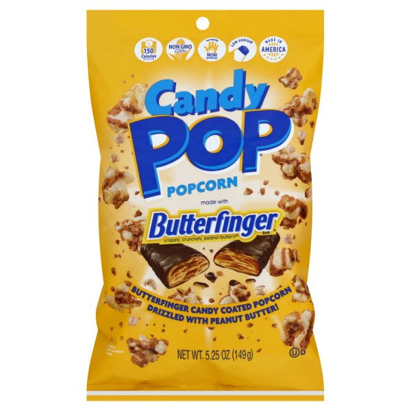 Candy Pop Popcorn Made With Butterfinger 525 Oz - Walmartcom