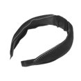 thumbnail image 5 of Unique Bargains 1 Pc Grace Wide Cross Knot Headbands for Women Black, 5 of 6