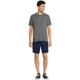 thumbnail image 3 of Athletic Works Men's & Big Men's Active Crewneck Short Sleeve Tee Shirt, Sizes S-4XL, 3 of 5