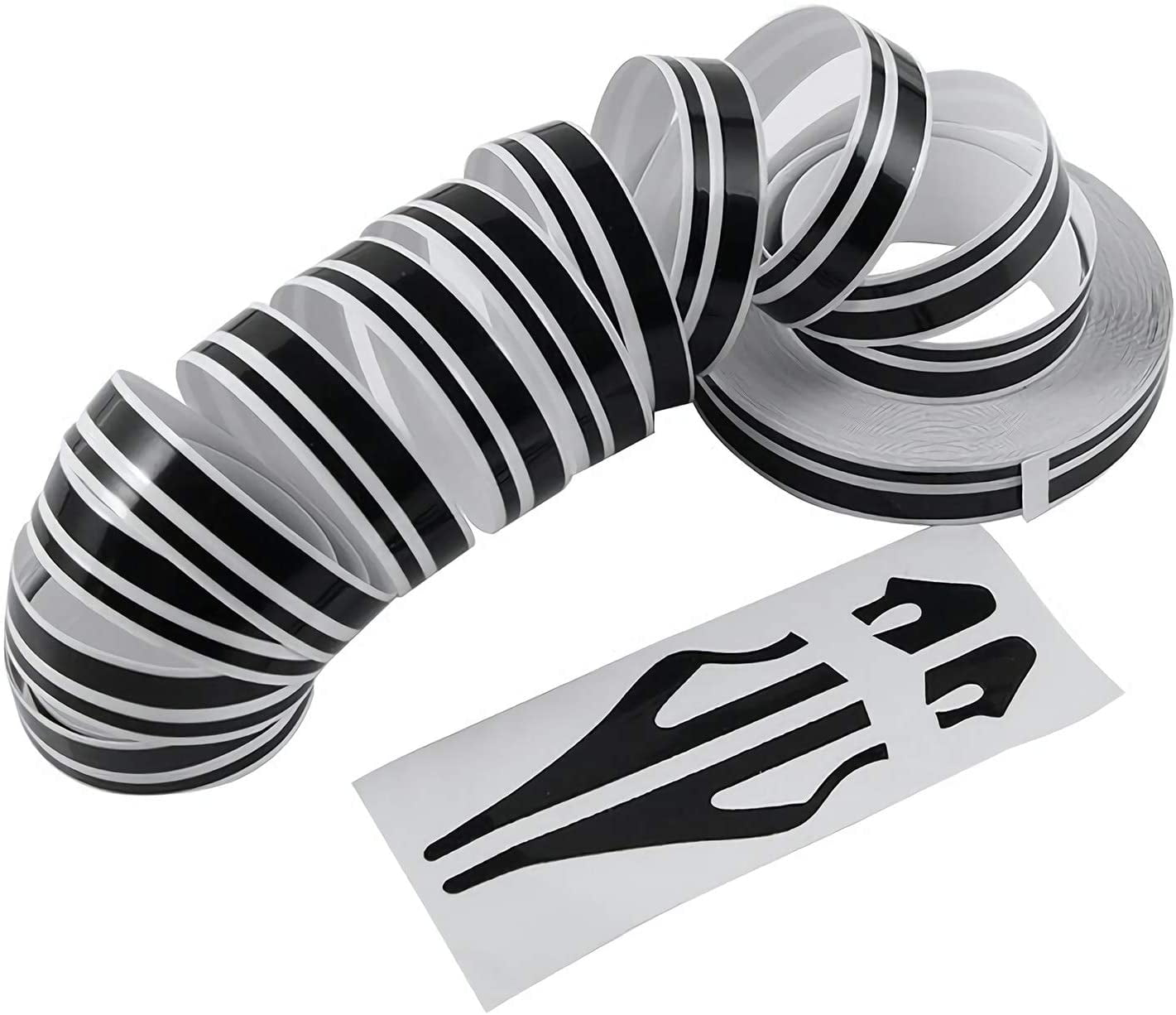 Car Pinstripe Tape Auto Body Side Stripe Decal Vehicle Waistline