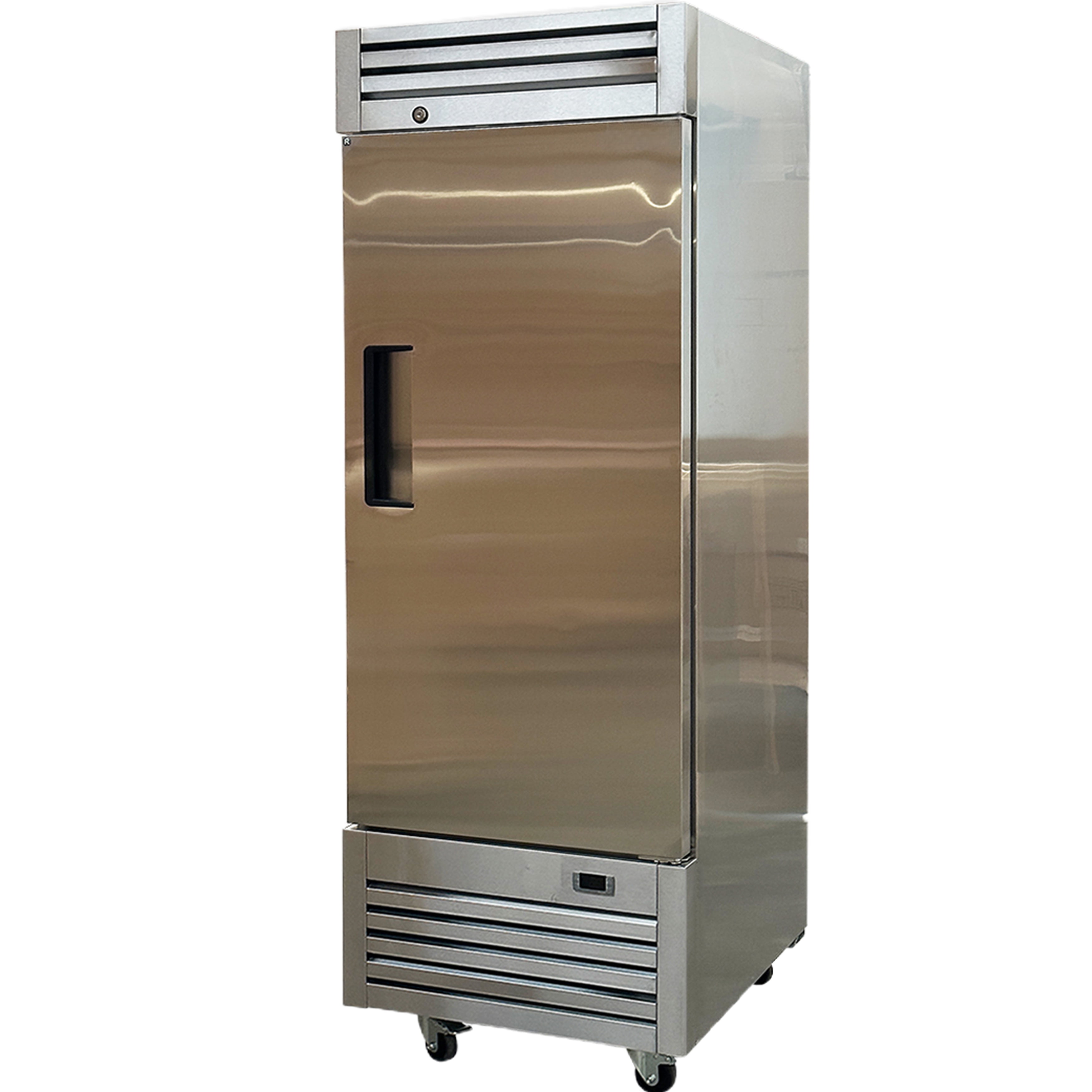 NSF 27 in. Auto Defrost Commercial Reach-in Upright Refrigerator 18 Cu.Ft. Single Door Refrigerator in Stainless Steel
