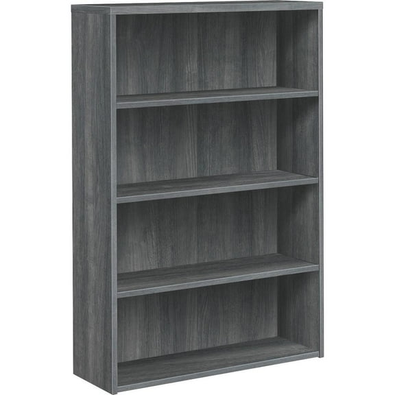 HON HON105534LS1 Sterling Ash Laminate Desking Bookcase with 4 Shelves