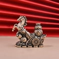 thumbnail image 6 of Small Vintage Alloy Horse Statue - Equestrian Figurine for Home and Office Decor, Elegant Tabletop Ornament and Collectible, 6 of 6