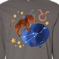 thumbnail image 4 of Inktastic Taurus Constellation Zodiac Sign Illustration Long Sleeve T-Shirt, 4 of 5