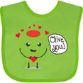 thumbnail image 3 of Inktastic Olive You Boys or Girls Baby Bib, 3 of 4