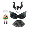 thumbnail image 4 of Disfraz de Halloween para Niños Fernando Disfraz de Princesa ala de Ángel vestido elegante falda Tutu, 4 of 8