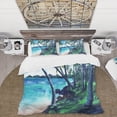 thumbnail image 2 of Designart 'Tropical Beach In Summer Paradise' Nautical & Coastal Duvet Cover, 2 of 5