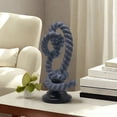 thumbnail image 4 of HuiXinOu Modern Twisted Art Decor Ornament Minimalist Style Knot Sculpture For Foyer Entryway Tabletop TV Cabinet Living Room Home Office Decor, 4 of 6
