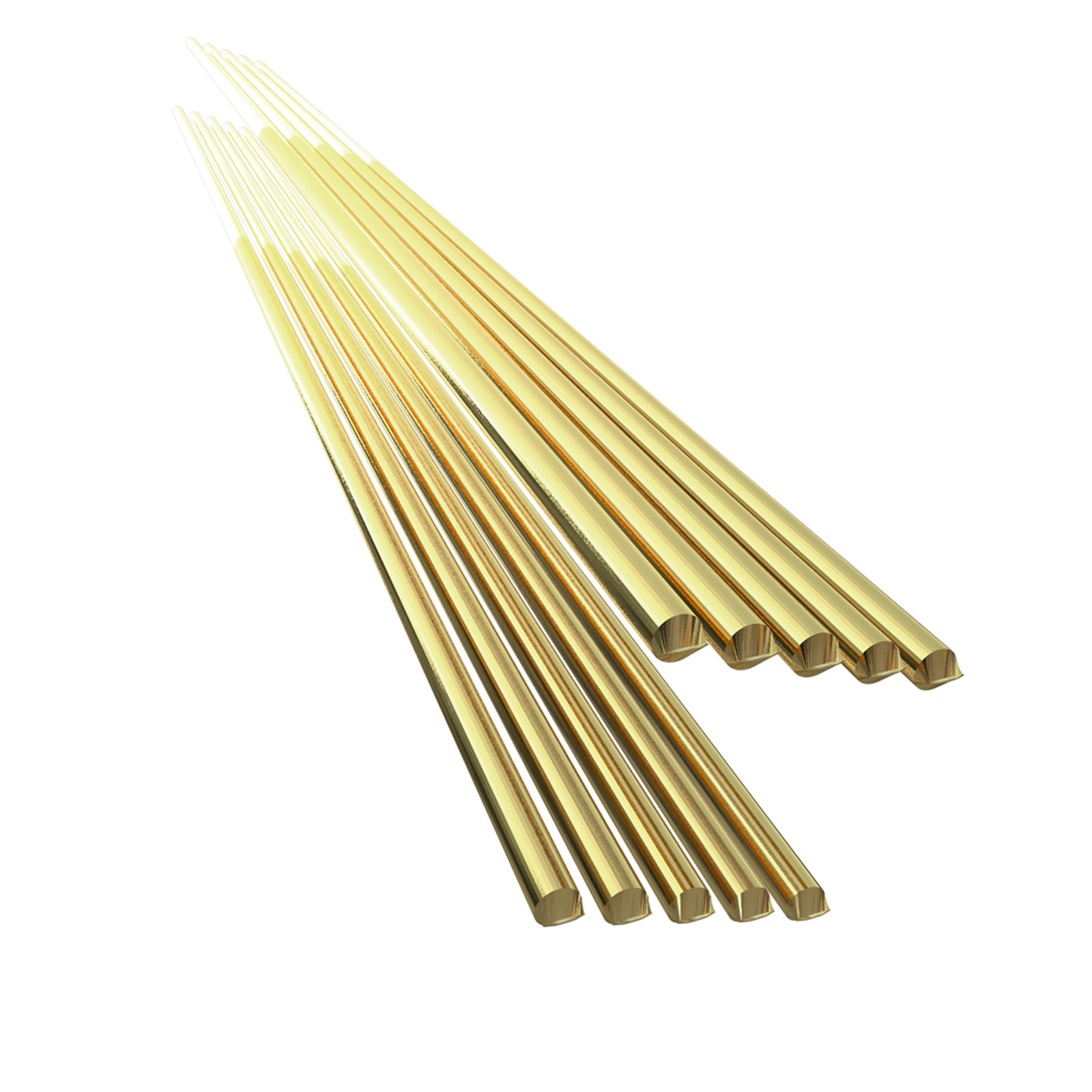 Gold Welding Rods 6PCS 333mm X 1.6mm Low Temperature Brass For Welding Machine 