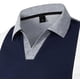 thumbnail image 2 of Ceisia Men's Polo Shirt | Slim Fit Short Sleeve Color Block Patchwork Stripe Polo | Breathable Wrinkle-resistant (Multiple Combinations) Gift, 2 of 7