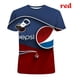 thumbnail image 1 of Camiseta De Verano Con Estampado 3d Pepsi Casual Manga Corta Para Hombres Gao Jiahui unisex, 1 of 2